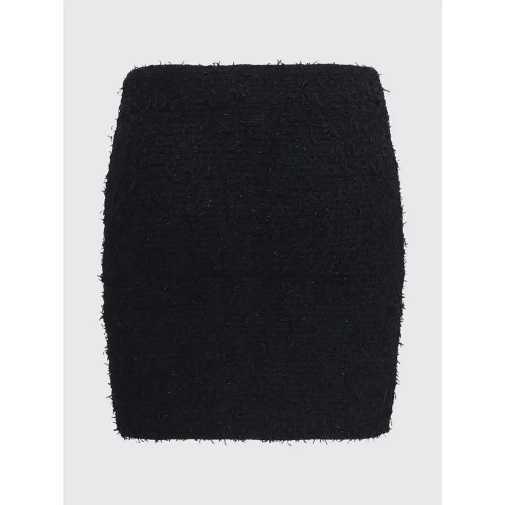 Balmain Women Balmain High-Waisted Boucle Pencil Mini Skirt
